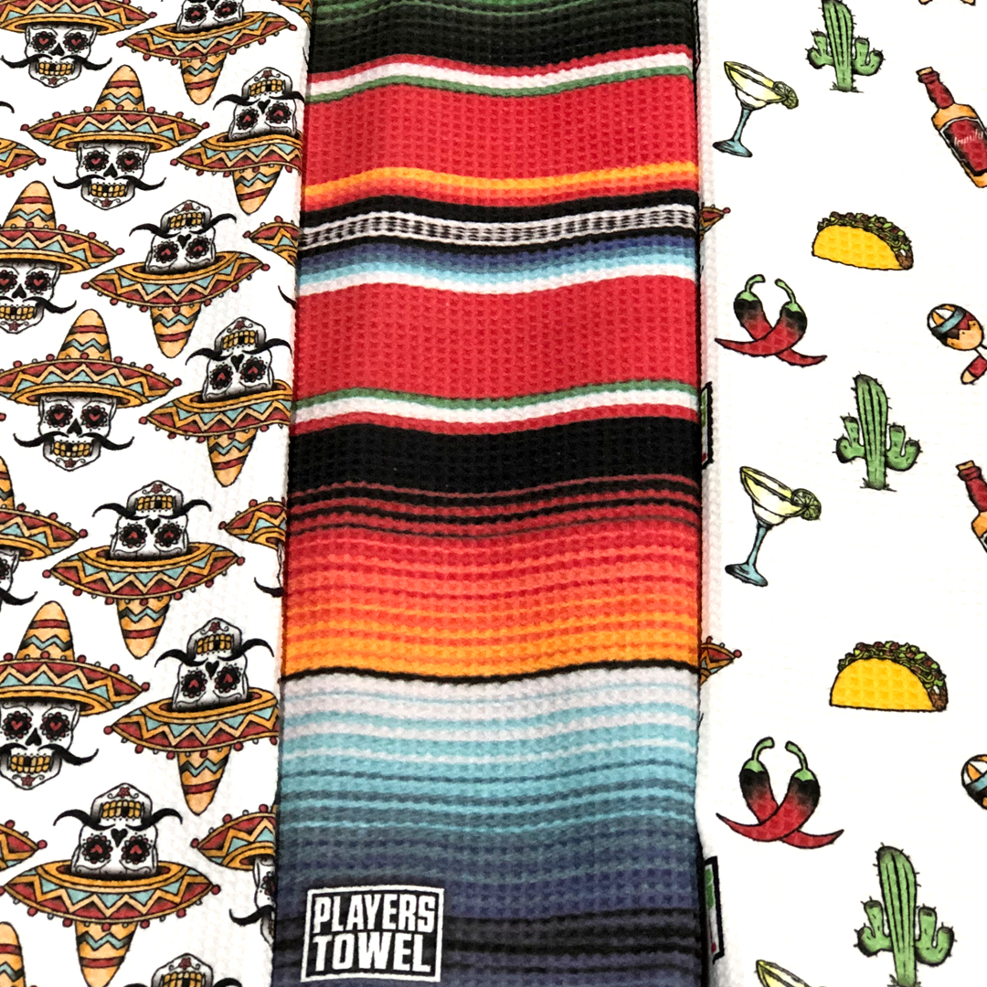 Sugar Skull Sombrero Cinco De Mayo Special Golf Towel